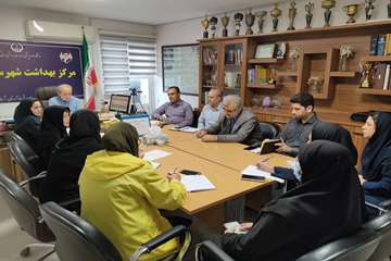 برگزاری کمیته درون‌بخشی به مناسبت روز جهانی پوکی استخوان در مرکز بهداشت شهرستان رشت